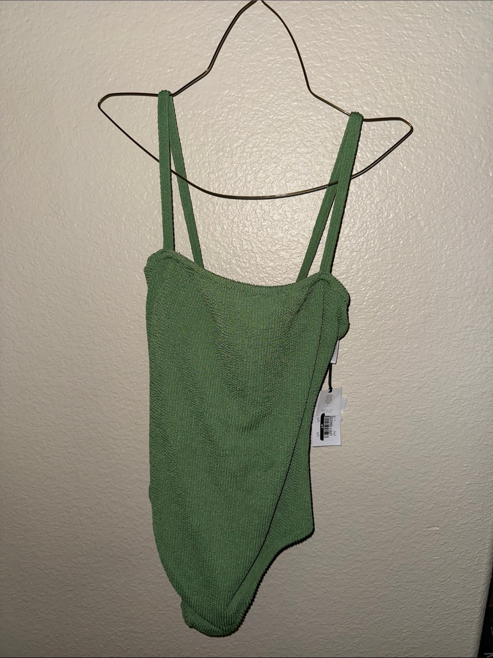 Shade & Shore Olive Green  One-Piece Swimsuit